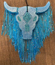 Load image into Gallery viewer, Glitter Cow Skull Freshie
